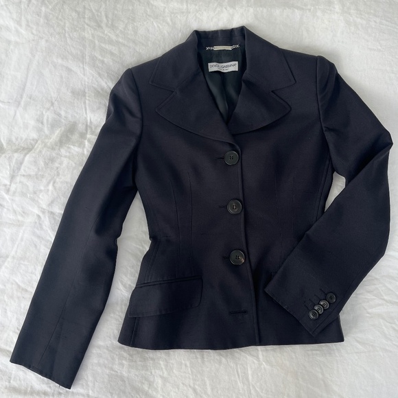 Dolce & Gabbana tailored satin black jacket - Picture 1 of 4